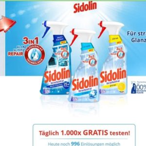*Update beachten* Gratis testen: 100% Cashback auf Sidolin