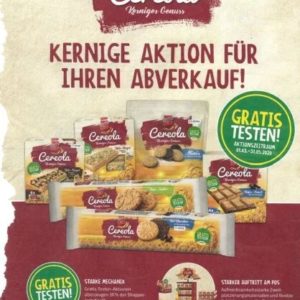 Gratis testen: 100% Cashback auf DeBeukelaer Cereola