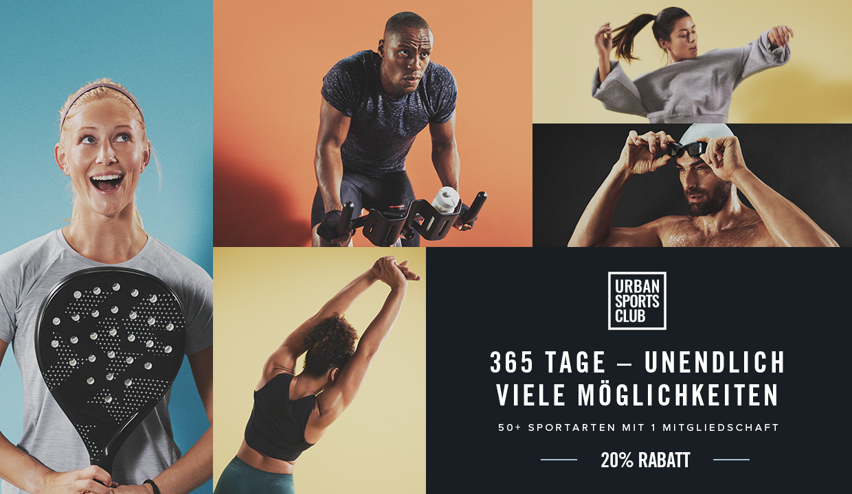 Urban Sports Club Viel sportliche Abwechslung bei voller Flexibilät