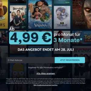 Thumbnail 😍 3 Monate Disney+ ab 4,99€/ Monat