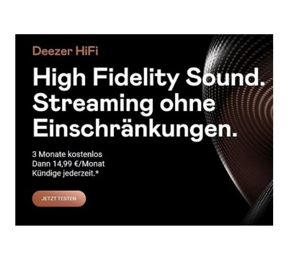 Deezer Hifi 3 Monate Kostenlos Fur Neukunden