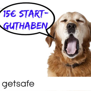 *GRATIS* 3 Monate Hundehaftpflichtversicherung dank 15€ Startguthaben (täglich kündbar)