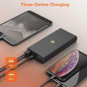 20.000 mAh Powerbank NOVOO + 2x USB-A Port + 1x USB-C Port für 13,19€