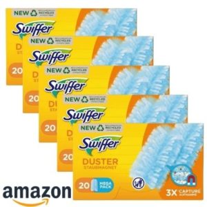 💨 5x 20 Swiffer Duster Staubmagnet-Tücher für 33,07€ (statt 47€)