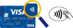 Visa_Karte_NFC_kontaklos_Symbol_Terminal
