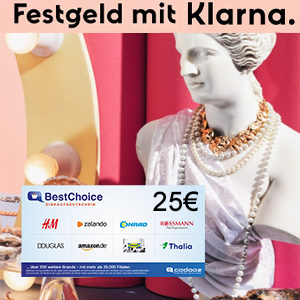 ⏰ Endet! Klarna Festgeld: 0,86% Zinsen + 25€ Bonus für 12 Monate