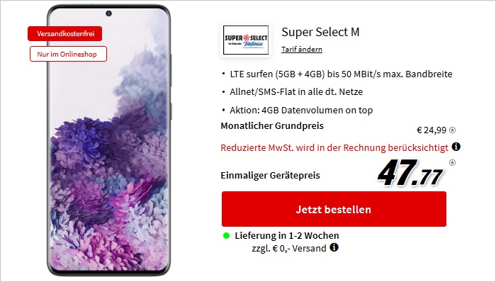 mediamarkt s20 plus