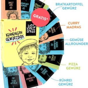 Justspices.de gratis Kennenlernbox zur Bestellung ab 9€ MBW