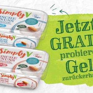 100 % Cashback auf Simply V Frische Genuss - gratis testen