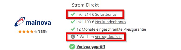Strom Knaller 214 Sofortbonus Dealdoc Bonus 2 Wochen Kundigungsfrist Regional