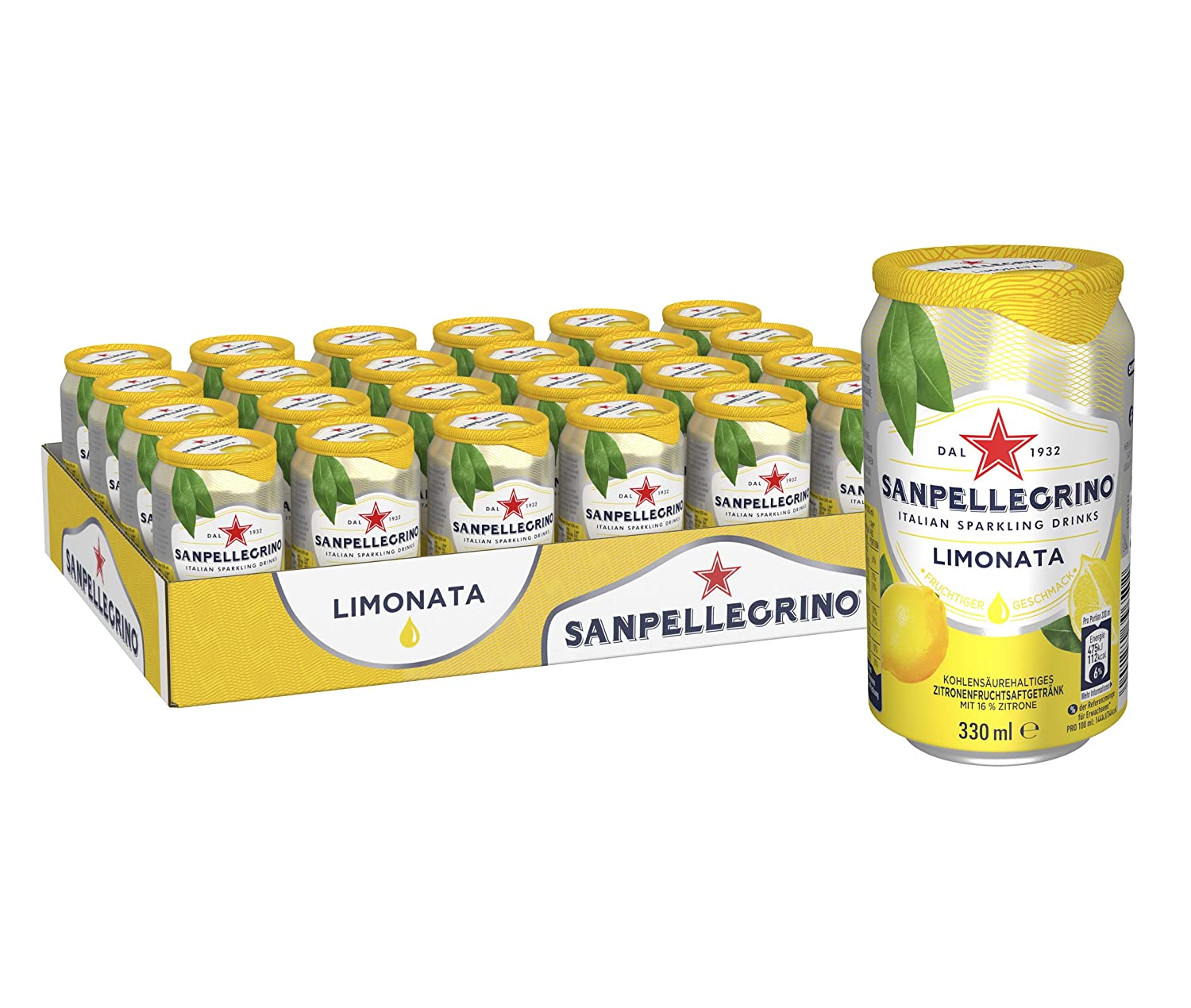 24x San Pellegrino Limdonade in versch. Sorten für 17,53€