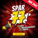 Spar77 Mega-Sale bei SportSpar - Sportklamotten, Shirts und mehr