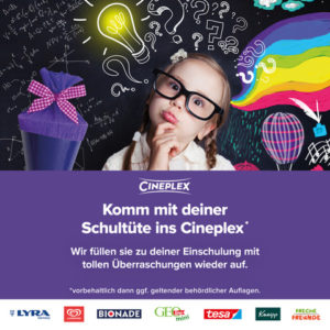 Cineplex füllt kostenlos die Schultüten