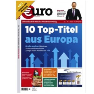 16 Ausgaben "Euro am Sonntag" für 58,80€ + 45€ Verrechnungsscheck
