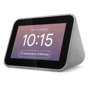 Lenovo Smart Clock mit Google Assistant in 2 Farben für 26,10€ (statt 69€)