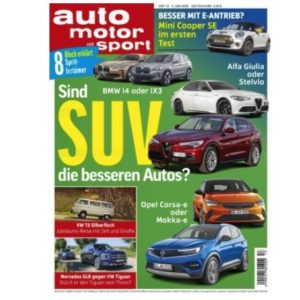 🚗  13 Ausgaben "Auto Motor und Sport" für 59,15€ + 60€ Amazon-Gutschein*