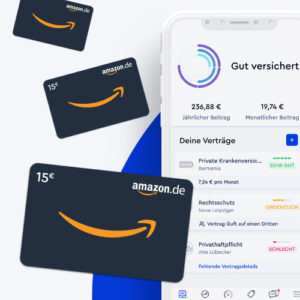 Bis zu 150€ Amazon-Gutscheine für eure Versicherungen bei CLARK