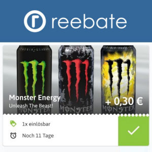 💥 GRATIS Monster Energy / Haribo dank reebate Freunde werben - sogar mit Gewinn!