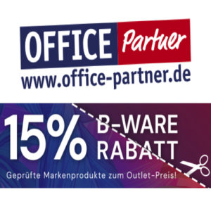 Office Partner: 15% Rabatt auf B-Ware - Monitore, Notebooks & mehr