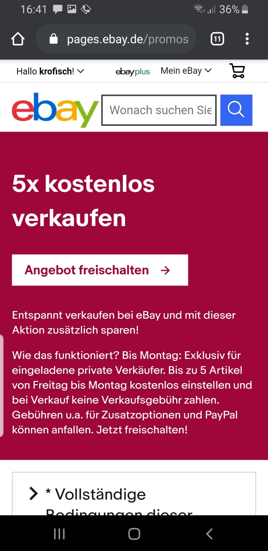 5 X Gratis Bei Ebay Verkaufen Fur Berechtigte