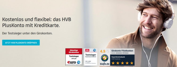 HVB Plus Konto mit 100€ Amazon Gutschein