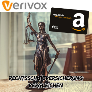 ⚖ Verivox: Rechtsschutzversicherung vergleichen & wechseln + 25€ Bonus abstauben