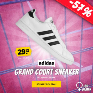 💖 adidas Grand Court Damen Sneaker ab 29,99€ (statt 44€)