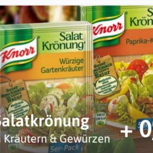 Knorr Salatkrönung für 0,48 € (Rewe &#043; reebate)