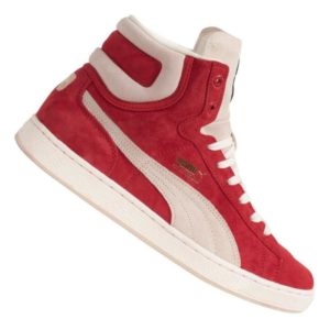 PUMA First Round Suede Leder Sneaker in rot für 33,33€ zzgl. Versand