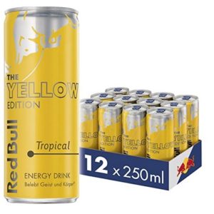 😴 Wach bleiben!! 😲 12 Dosen Red Bull Tropical oder Acai-Beere für 8,59€ (0,72€/Dose)
