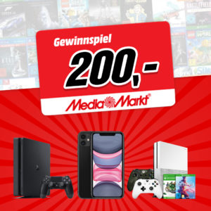 Gewinnspiel: 200€ MediaMarkt Gutschein gewinnen