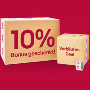 eBay: 10% Bonus fürs Verkaufen - bis zu 1.000€ als Gutschein zurückbekommen (Verkaufsaktion für Berechtigte)