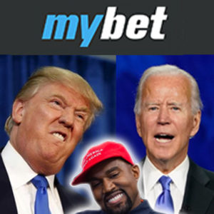 Trump, Biden, Kanye West? 😄 Bei mybet für 20€ wetten + 25€ BestChoice-Gutschein kassieren + 5 x 5€ Gratiswetten!