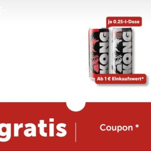 Kong Strong Energy gratis bei Einkauf ab 1€ (LIDL App)