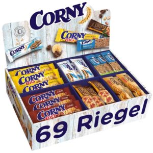 🌾🍫 Corny Bestseller-Box mit 69 Riegeln für 23,23€ (statt 46€) - 0,34€ pro Riegel