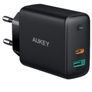 ⚡️📱💻 AUKEY USB-C Ladegerät mit 60W PD + zusätzlichen USB-A Port für 26,49€ (statt 50€)
