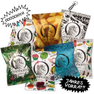 🦄🍆 einhorn Kondome Jahresvorrat für 29,90€ (statt 39€) - 49 Kondome in 7 Tüten / vegan, hormonfrei, feucht