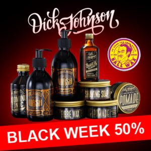 💈 Black Week bei Dick Johnson: 50% Rabatt ab 100€ MBW, Bartpflege-Set für 54,80€ (statt 109,60€)
