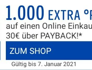 1000 Payback-Punkte (10€) bei Otto ab 30€