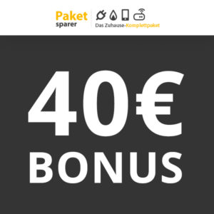 Gas bei paketsparer: Bis zu 500€ Neukundenbonus + 40€ BestChoice-/Amazon.de Gutschein