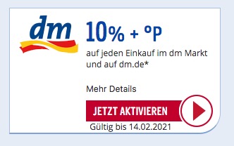 dm 10% Gutschein