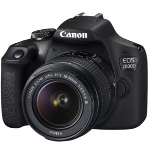 Canon EOS 2000D Kit Spiegelreflexkamera mit Objektiv 18-55 mm für 333€ (statt 389€)