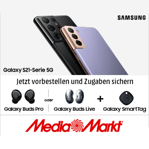 📱 Samsung Galaxy S21 jetzt vorbestellen 🎁 GRATIS: Galaxy Buds Live / Pro + Galaxy SmartTag + Induktive Ladestation