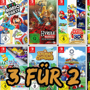 🕹 3 Spiele kaufen - 2 bezahlen - Nintendo Switch: Super Mario, Animal Crossing uvm.