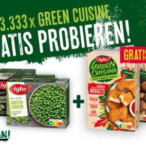 iglo Green Cuisine Gratis beim Kauf von Iglo Gemüse