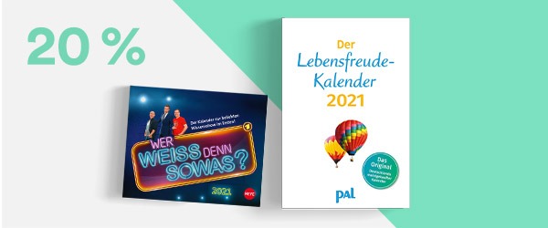 20% Rabatt auf Kalender bei Thalia bis 31.01.20