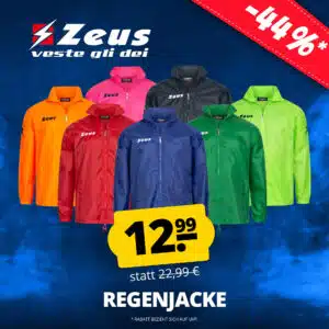 Thumbnail ☔ Zeus K-Way Regenjacke für 12,99€ - in 10 versch. Farben