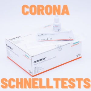 Corona Schnelltest für Zuhause, z.B. 5x BOSON Corona Schnelltest für 13,46€ (2,69€ pro Test)