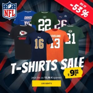 🏈 SportSpar: NFL-Artikel im Sale - Shirts ab 9,99€