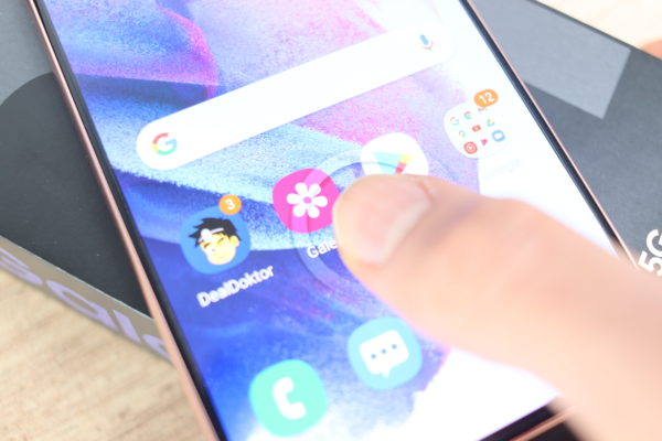 Samsung Galaxy S21 Fingerabdrucksensor im Display